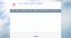 Desktop Screenshot of holytrinitycuckfield.org