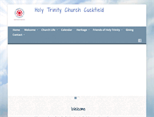 Tablet Screenshot of holytrinitycuckfield.org